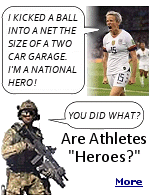 The issue is that athletes are not heroes just because of their job. Day to day they do not do sacrifice or put their lives on the line. They work hard at their sport, but they do it because they love it. The professional athletes, in reality, just go out on the field and play their sport. They hit a ball in tennis. Catch, tackle, and throw in football. Dribbles, pass and shoot in basketball. Their profession alone doesn�t exemplify heroism.